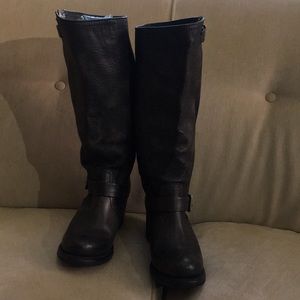 Heeled Frye boots, never worn